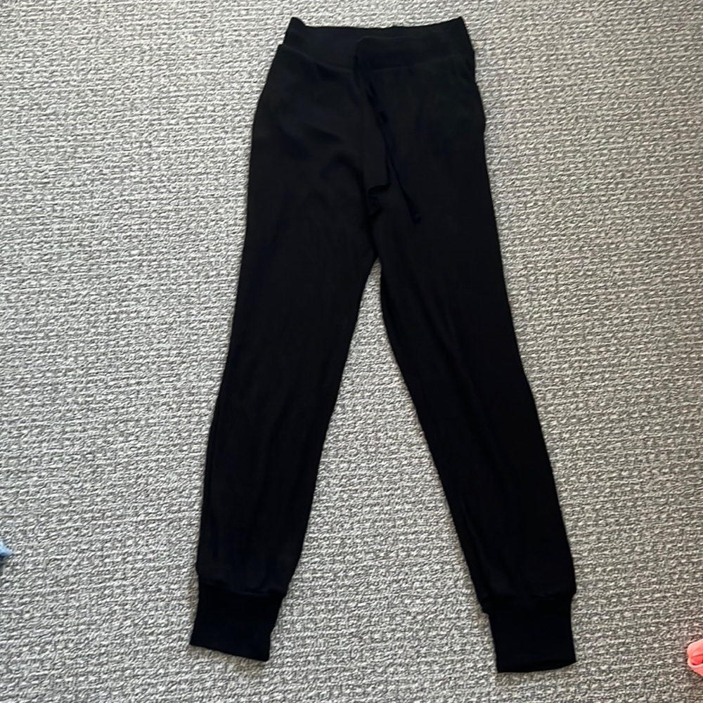 New Zara Knit ribbed Black Jogger Pant Sweat S